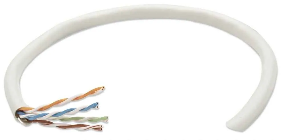 Network Bulk Cat5e Cable - 24 AWG - Solid Wire - Grey - 305m - 362320