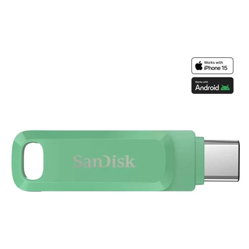 Pen Drive Pen USB SanDisk Ultra Dual Drive Go 1TB USB Type-C 3.2 Gen 1 400MB/s verde