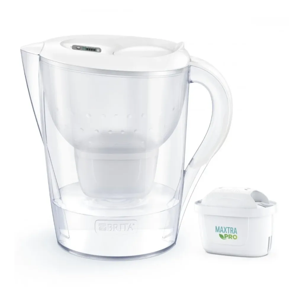 Jarro Brita Marella XL 3.5L + 1 Filtro Maxtra Pro Pure Performance Branco