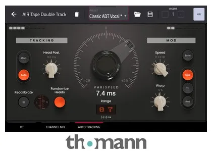 AIR Music Technology Tape Double Track