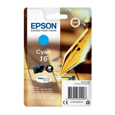 Tinteiro Epson Original 16 DURABrite Ultra Cyan