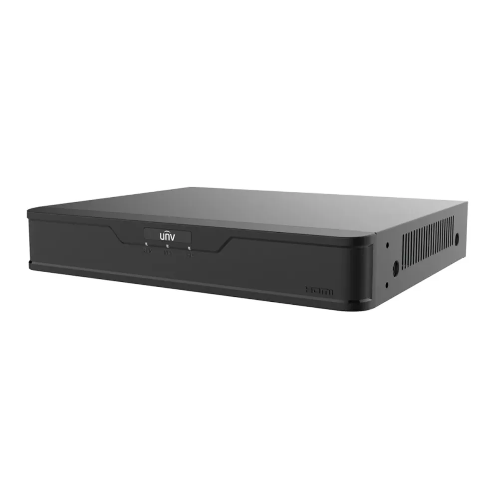 Gravador NVR Uniview Easy 8 Canais IP 4K AcuSearch Preto - UV-NVR301-08E-IQ