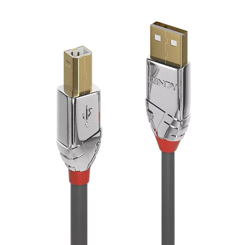 1M USB 2.0 TYPE A TO B CABLE CROMO