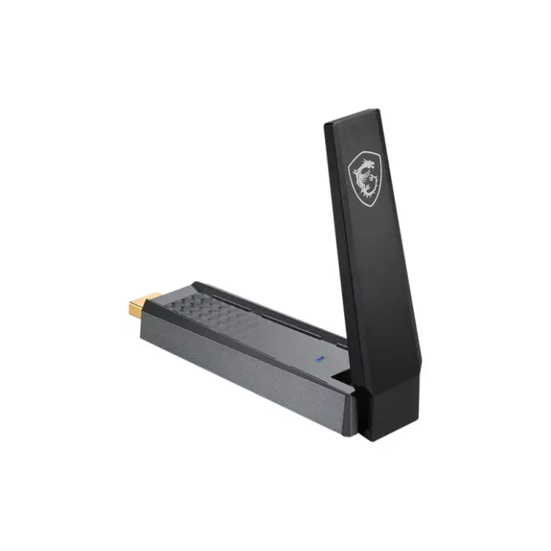 Adaptador de Rede USB MSI AX1800 Wi-Fi 6 Dual Band