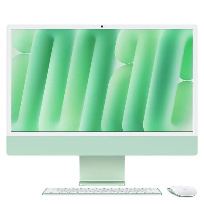 All In One Apple iMac 24" M4 8-Cores 16GB RAM 256GB SSD Retina 4.5K Verde