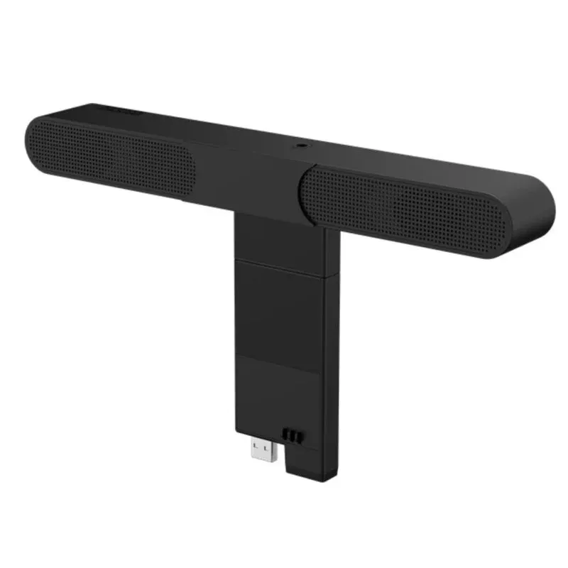 Altifalantes Lenovo Barra de Som Com Fios 4W Preto compactos USB