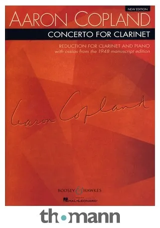 Boosey & Hawkes Copland Concerto Clarinet