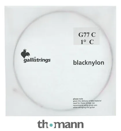 Galli Strings G77-C Black Nylon Bass C Str.