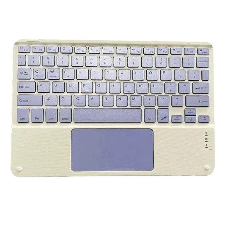 Teclado Royal Bailey X129 Bluetooth QWERTY ultrafino leve roxo 12.9inch
