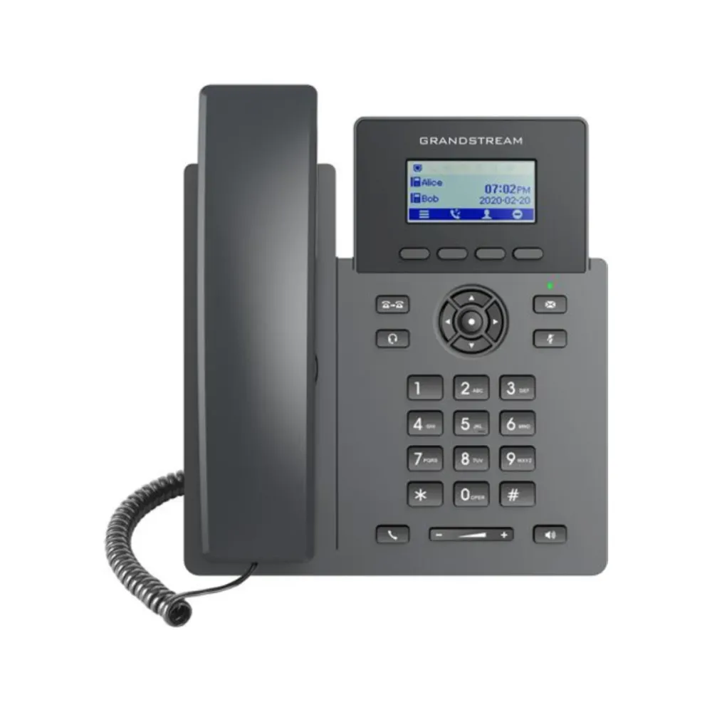 Telefone IP Grandstream GRP2601P Preto