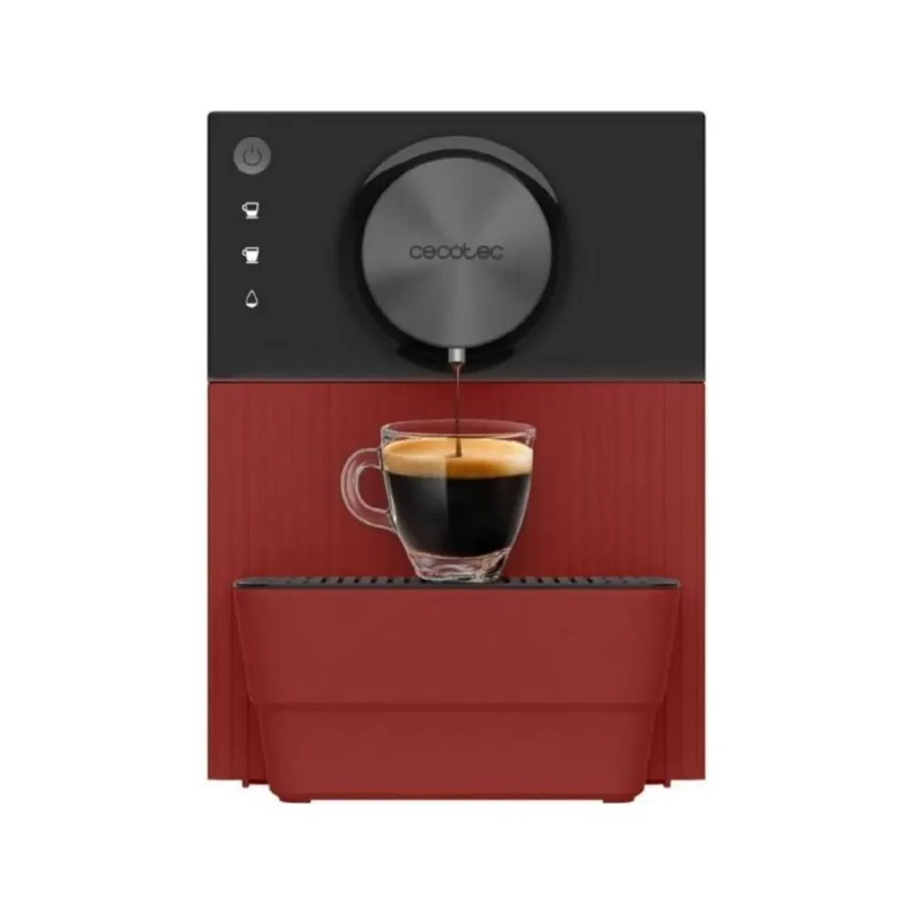 Máquina de Café Cecotec Cremmaet Cube 1350W 19Bar Vermelha