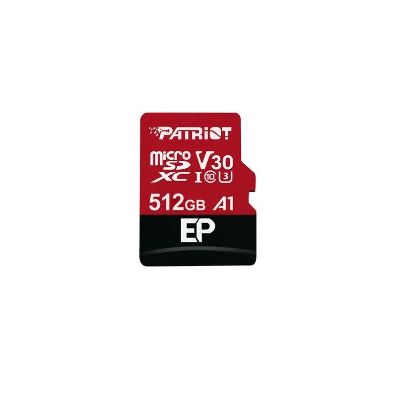 Cartão microSDXC Patriot EP Series 1 TB Classe 10 U3 V30 90 MB/s