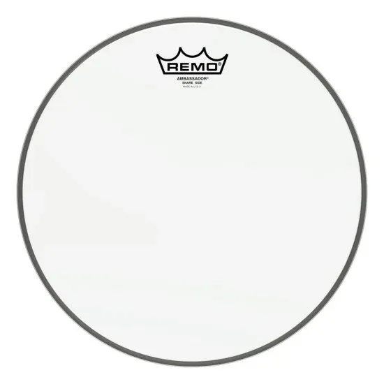 Remo 12" Ambassador Hazy Snare Side
