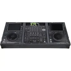 Walkasse Flight Case Alphatheta CDJ-3000X - DJM-V10/V10LF Black (Wheels)