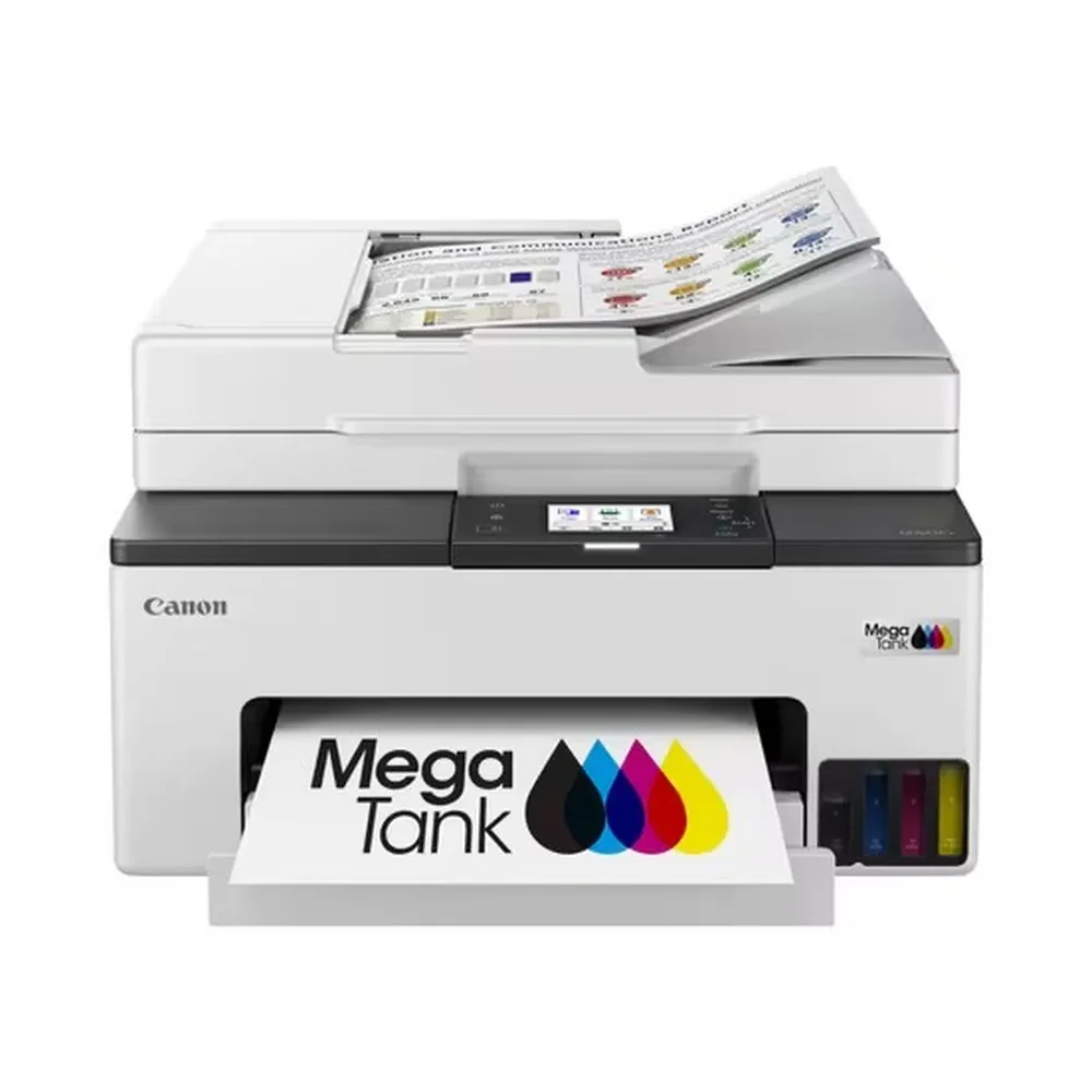 Impressora Multifunções Recargable Canon MAXIFY GX2051 MegaTank WiFi/ Fax Branca