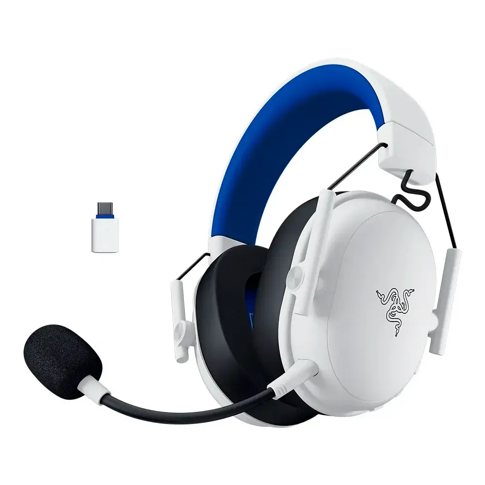 Headset Razer BlackShark V3 X Hyperspeed for PlayStation Wireless/Bluetooth Branco