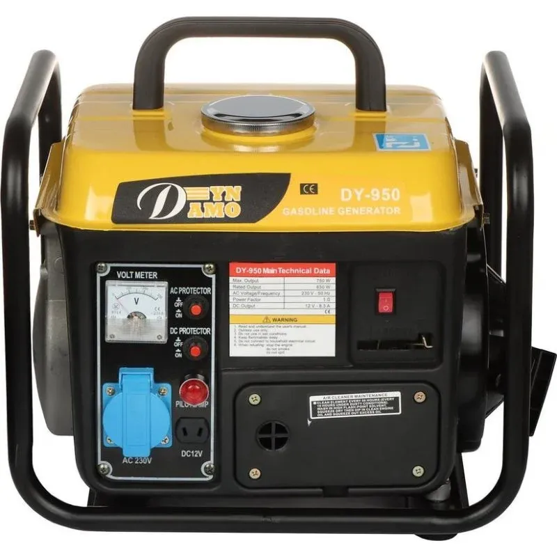 Fonte Alimentação Gerador elétrico Delta DY-950 750W monofásico com AVR e arranque manual