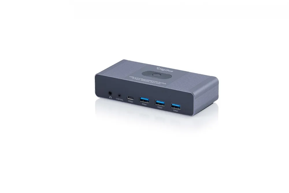 Digitus DS-12856 Interruptor KVM HDMI 2x2 | UHD 4K@60Hz | 3x DS-12856