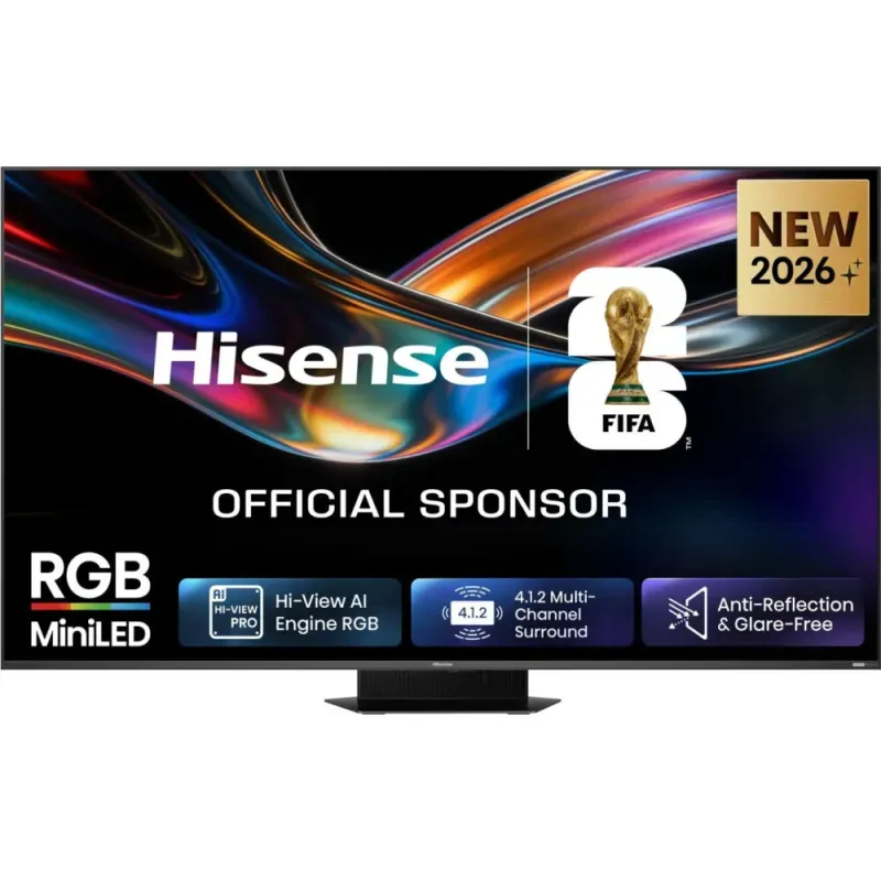HISENSE Série RGB MiniLED UR9S 75INCH Ultra HD AI 4K 180Hz USB HDMI WIFI BT