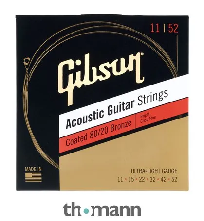 Gibson Coated 80/20 Bronze Ult.Light