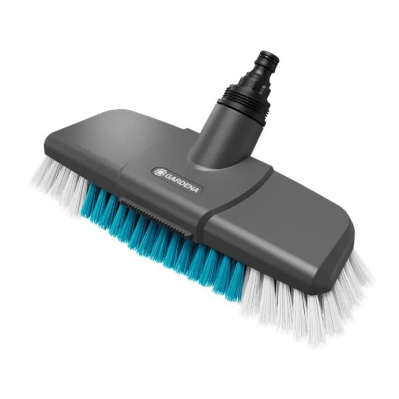 Escova acoplável GARDENA Cleansystem dura para superfícies exteriores