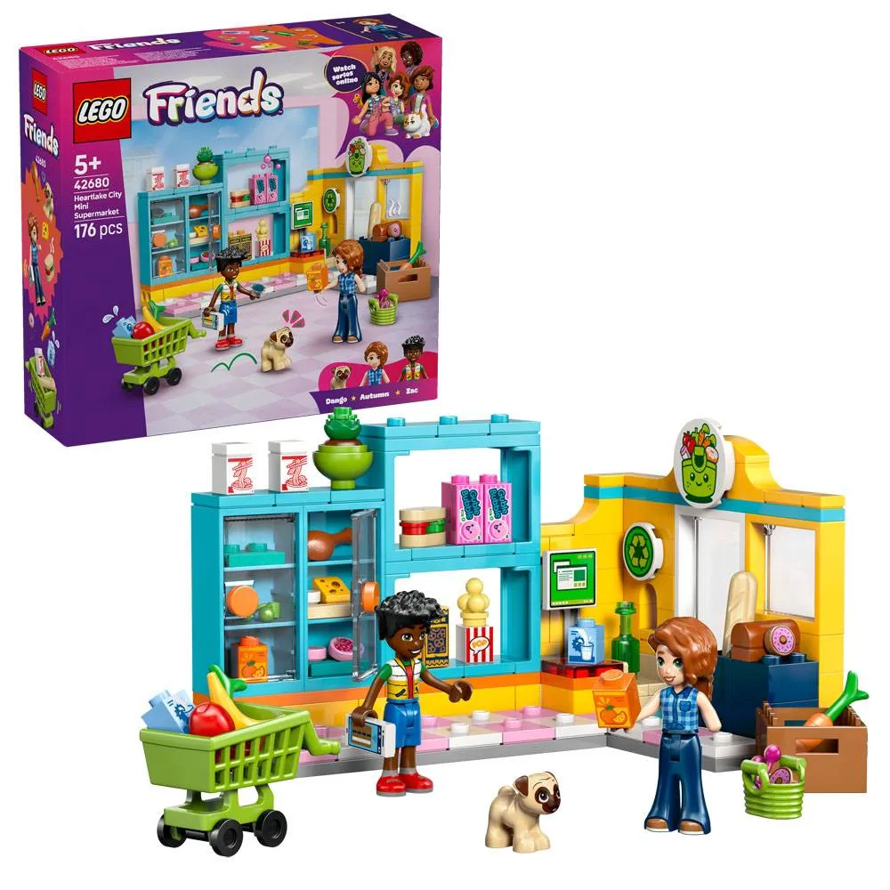 LEGO Friends: Minimercado de Heartlake City | Idades 5+ | 176 Peças | Item 42680