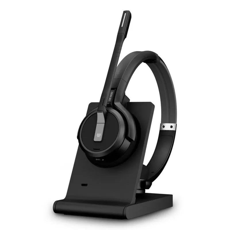 Auriculares EPOS IMPACT 5000 Go Inalámbricos DECT para Escritório com Cancelamento de Ruído Pretos