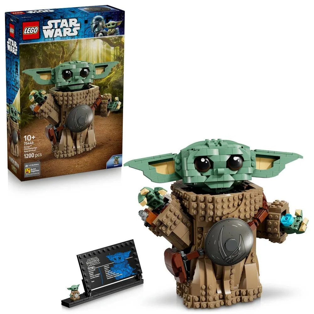 LEGO Star Wars: Grogu (Aprendiz Mandalorian) | Idades 10+ | 1200 Peças | Item 75446