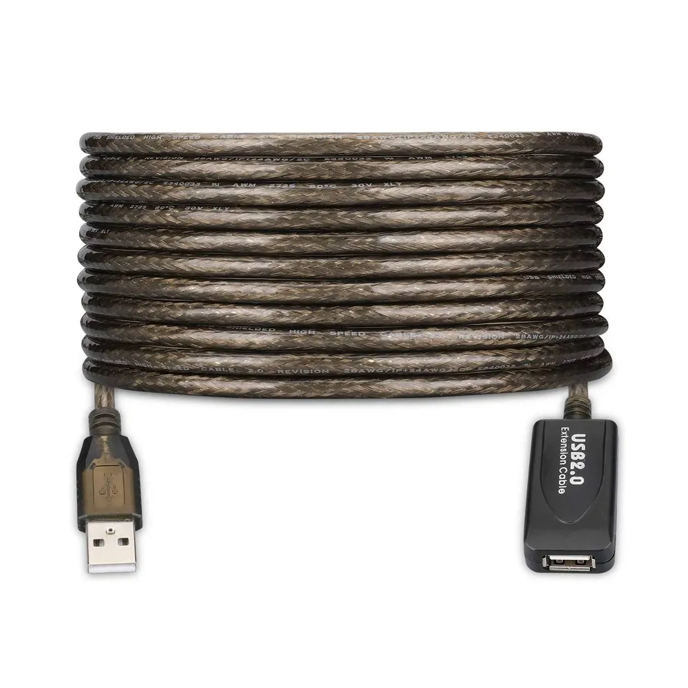 Cabo de Extensão USB Ewent EW1013 Amplificador de Sinal 5m Preto