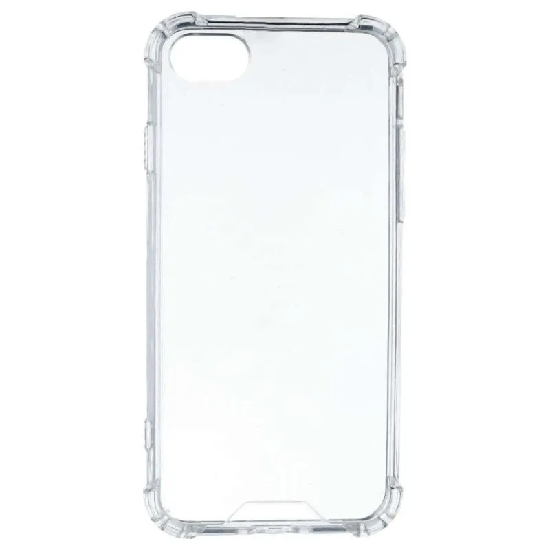 Funda para móvel Reforçada Silicone TPU Transparente Esquinas Protegidas para iPhone 8