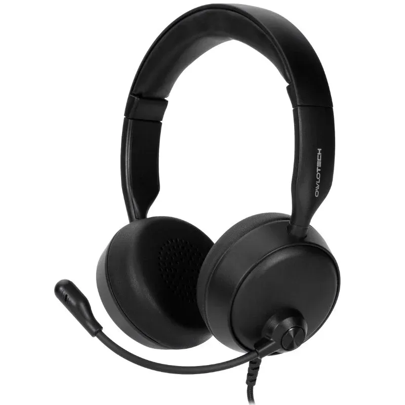 Owlotech DeskBuds Max Headset Diadema com Microfone Preto