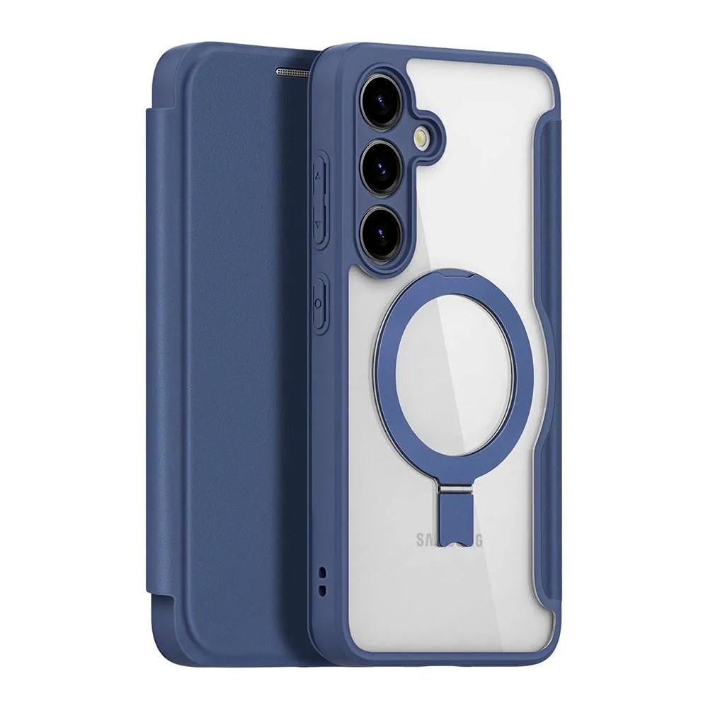 Capa Dux Ducis Galaxy S24+ Skin X Pro Magnetic Ring/Stand Blue