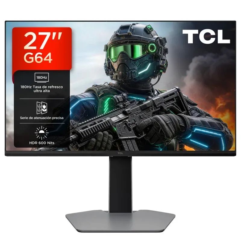 Monitor Gaming TCL 27G64 27" Mini-LED QHD 180Hz