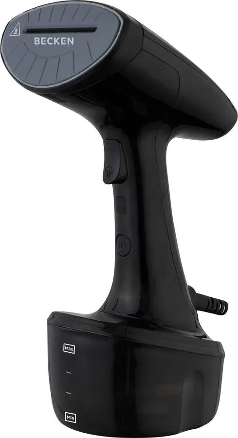 Escova de Engomar a Vapor BECKEN BSB9983 (1600 W - 25g/mins - Base Cerâmica - Preto)