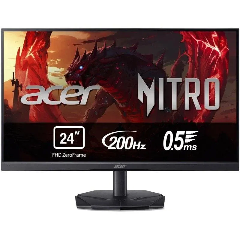 Monitor Acer Nitro KG241YX3BIP 23.8" FullHD 200Hz VA FreeSync Premium HDR10 0.5ms