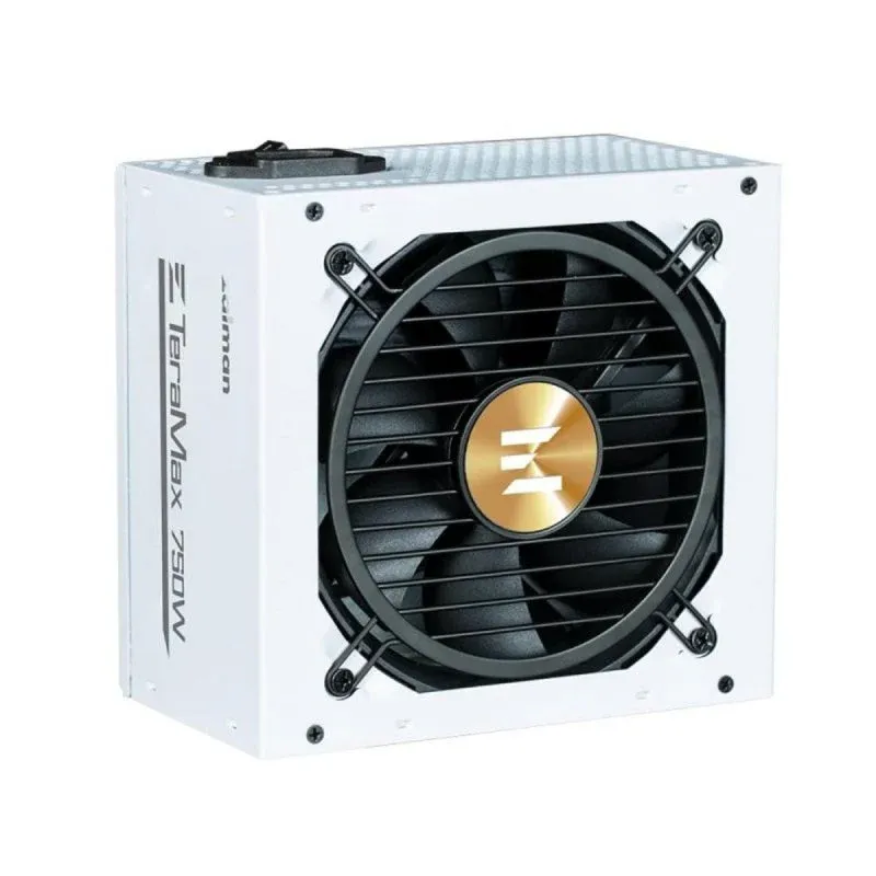 Fonte Alimentação Zalman TeraMax TMX2 Fonte de Alimentação ATX 750W 80 Plus Gold Branca