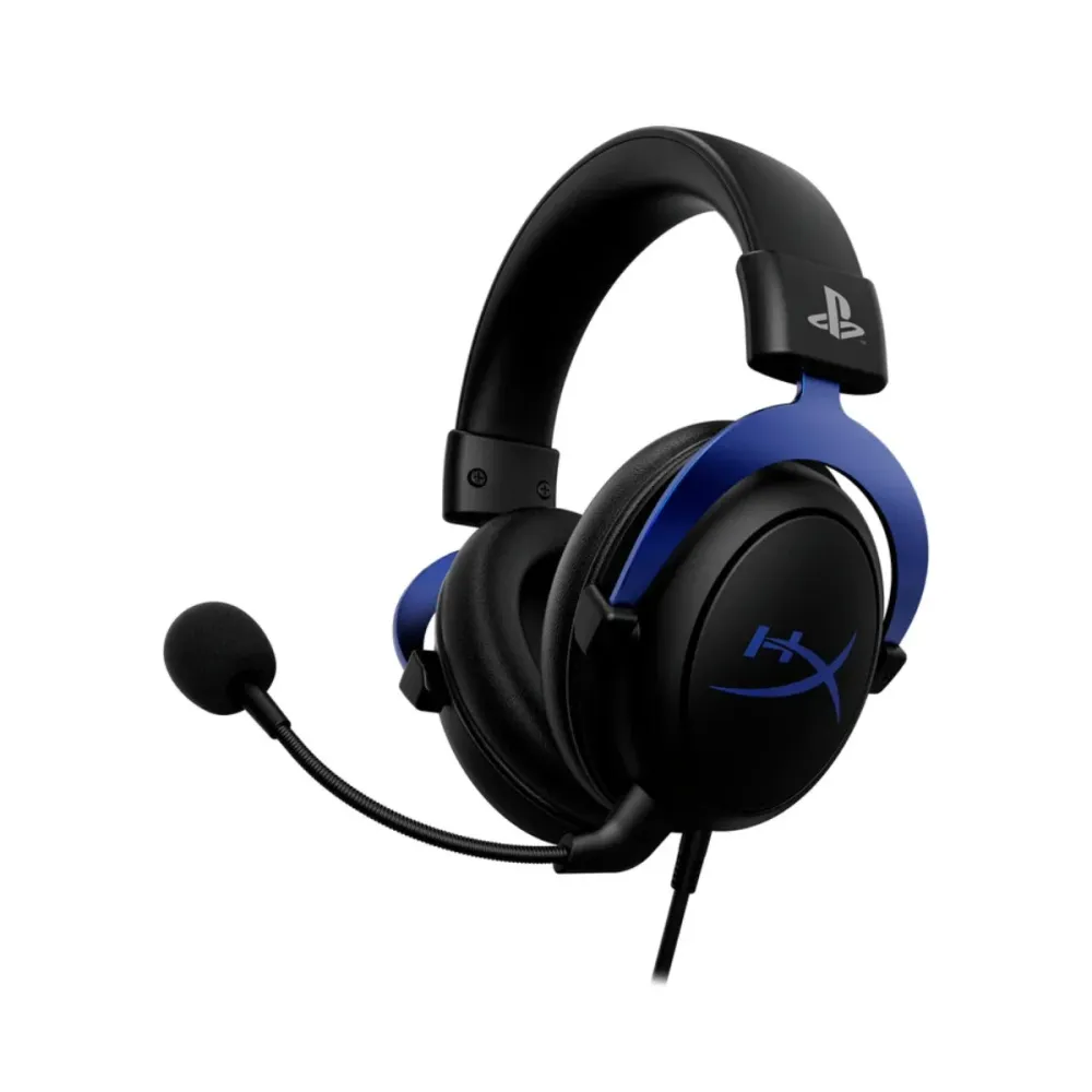 Headset com Fio HyperX Cloud Preto/Azul