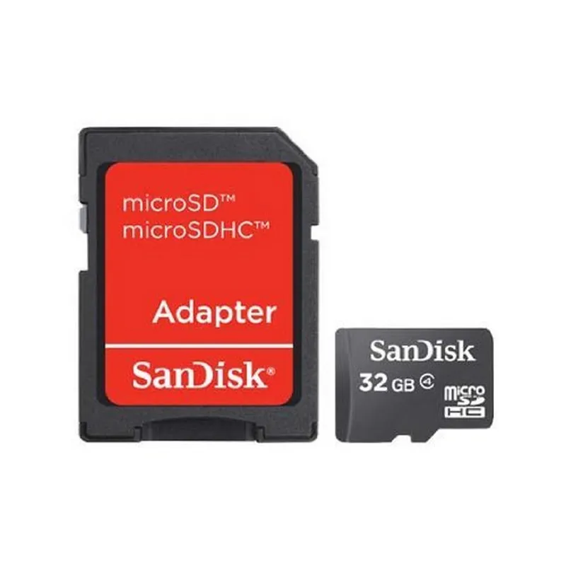 SanDisk MicroSDHC 32GB Classe 4 Adaptador SD