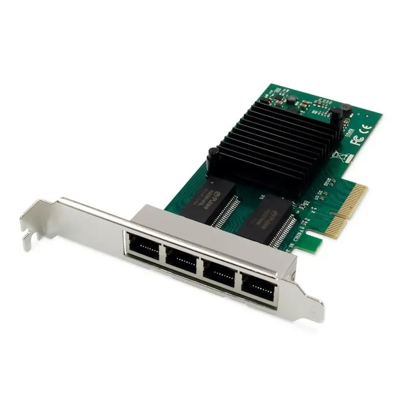 Tarjeta de Red Digitus DN-10114 PCI Express 4 Portas Gigabit 5000 Mbit/s Eficiência Energética