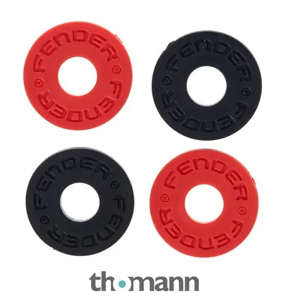 Fender Strap Blocks Black Red