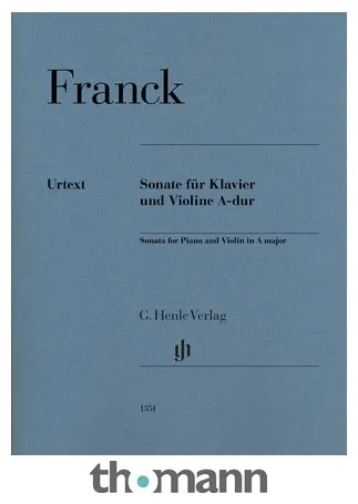 Henle Verlag Franck Violinsonate