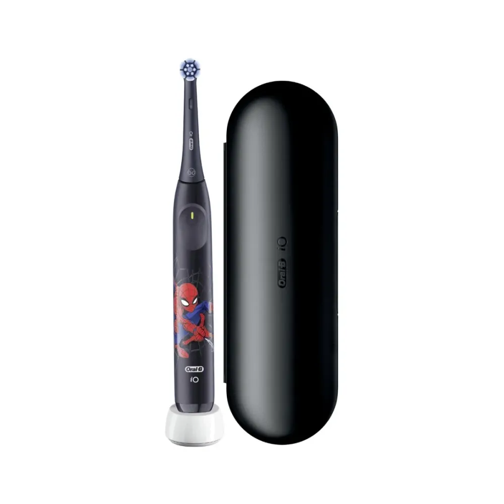 Escova de Dentes Elétrica Oral-B iO Kids 6+ Spiderman Preta