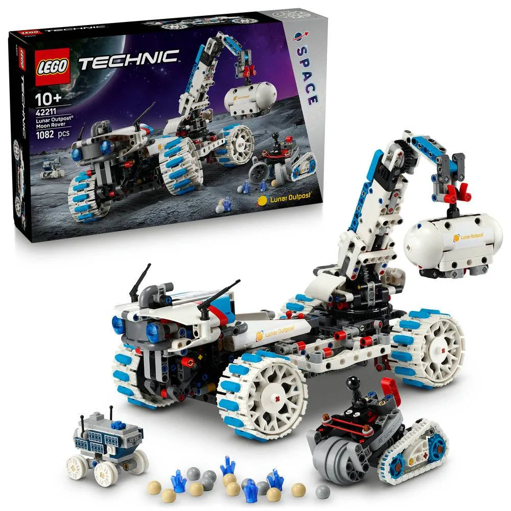 LEGO Technic: Veículo Espacial: Rover Lunar Outpost™ | Idades 10+ | 1082 Peças | Item 42211