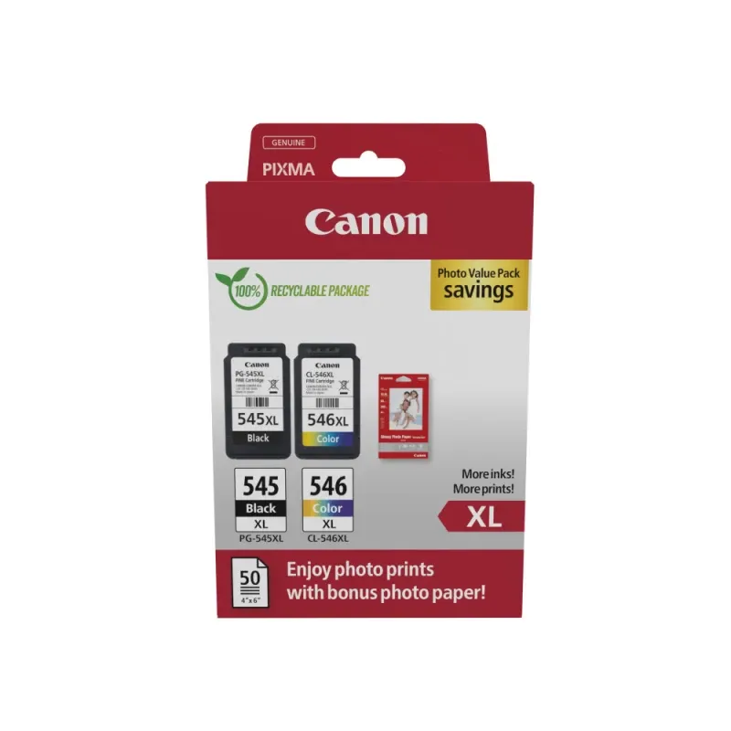 Tinteiro Canon PG-545XL/CL546XL Multipack Cores