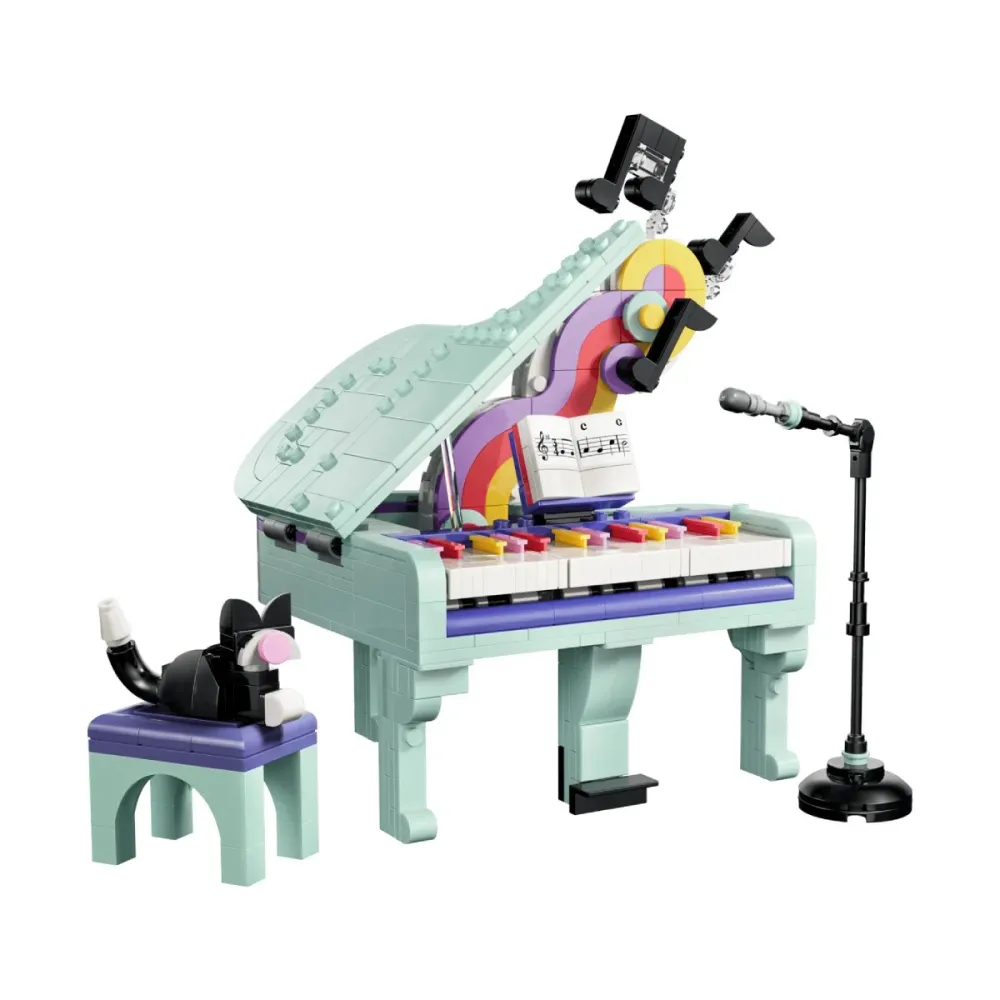 LEGO Creator 3-in-1 Piano de Decoração Musical com Gato - 31392