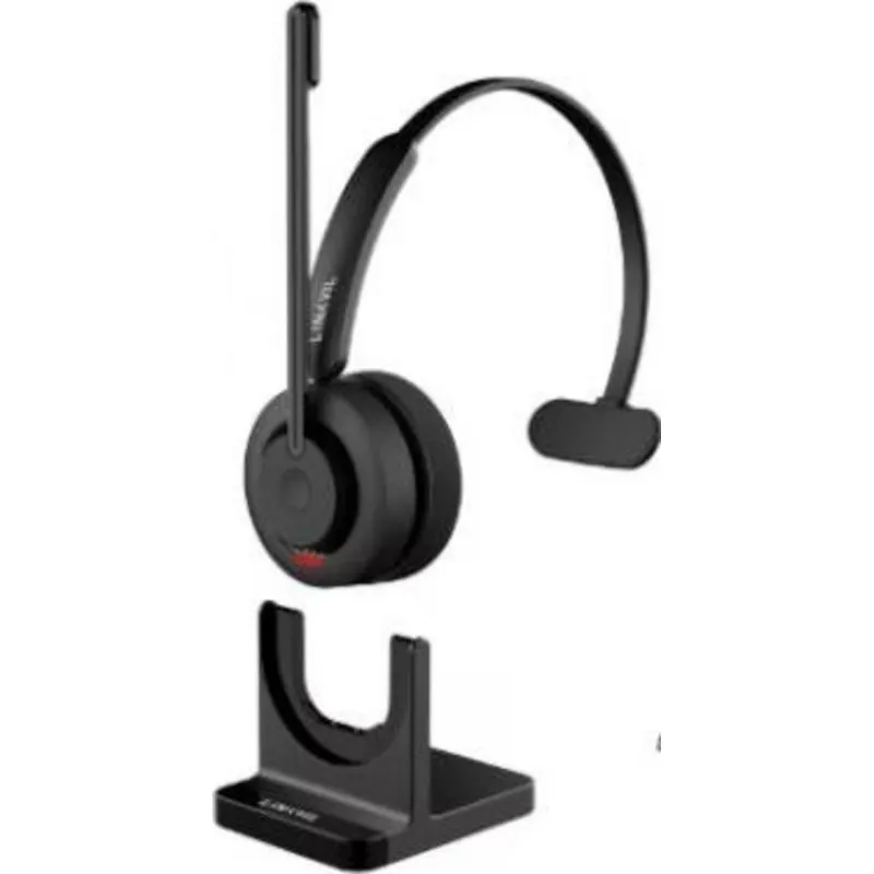 Auriculares Fanvil DH301B sem fios Bluetooth com Cancelamento de Ruído, Microfone e USB-C preto