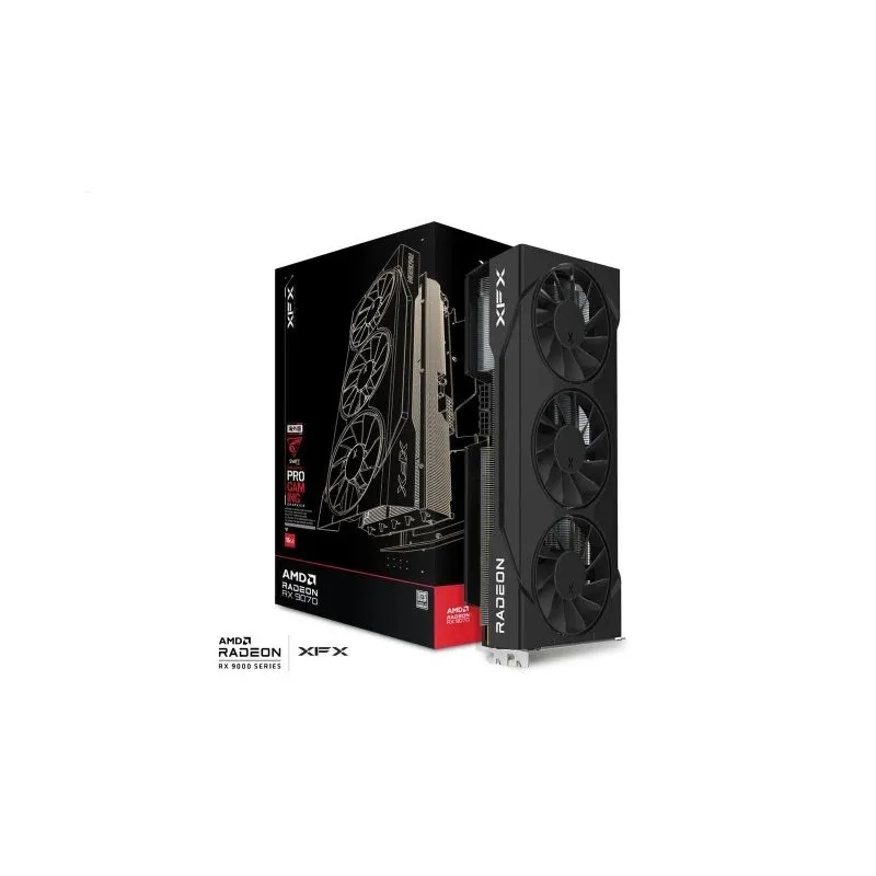 Placa Gráfica Tarjeta Gráfica XFX RX 9070 SWIFT 16GB GDDR6 PCIe 5.0 3 Ventoinhas