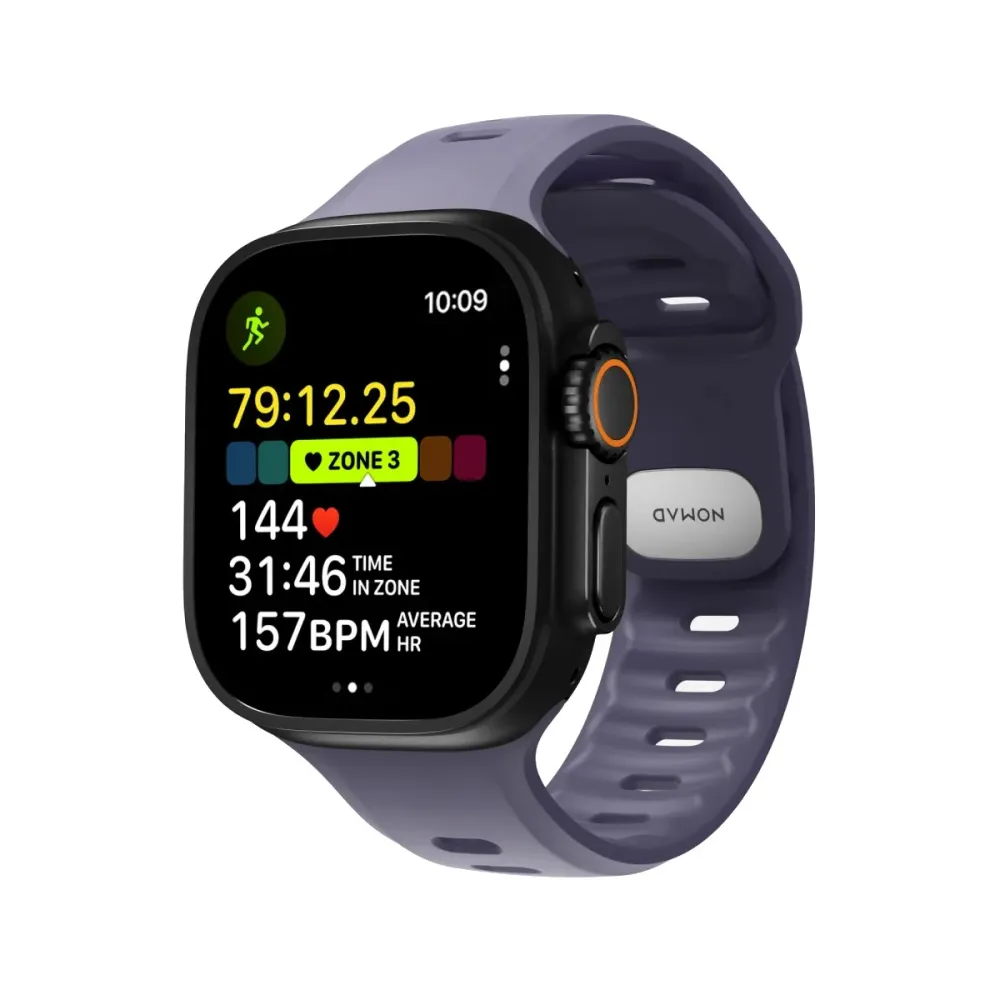 Bracelete Nomad Desportiva Ritmica Apple Watch 49mm Roxa