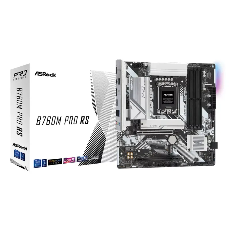 Motherboard M-ATX ASRock B760M Pro RS Intel DDR5