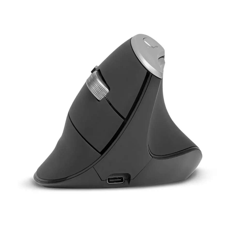 Rato Óptico Offy Vexi Vertical Ergonomic Wireless/Bluetooth Preto
